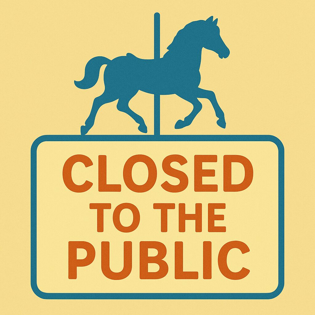 We're closed to the public for a private event!